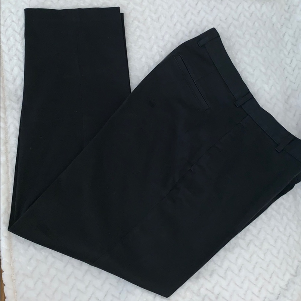 Men’s Black Banana Republic Flat Front Pants